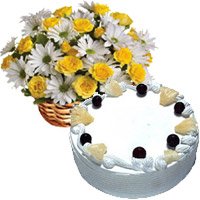 Early Morning Cakes Delivery in Jammu as wel as Flowers and Roses to Jammu