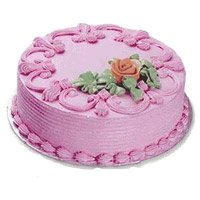 Send Cake to Jammu - Strawberry Cake From 5 Star