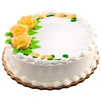 Online Eggless Cakes to Jammu - Vanilla Cake From Taj