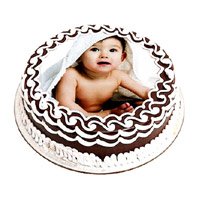 Online Cake to Jammu - Chocolate Photo Cake to Jammu