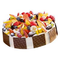 Cheapest Cakes to Jammu containing 3 Kg Fruit Cake From 5 Star Bakery