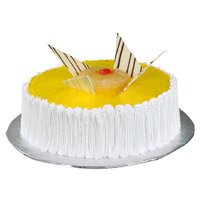 Cheapest Cakes to Jammu - Pineapple Cake From 5 Star