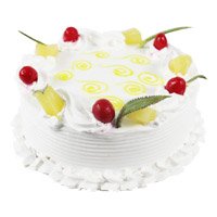 Cake to Jammu - Pineapple Cake From 5 Star