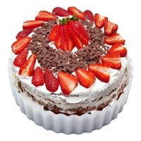 Cake to Jammu Online - Strawberry Cake From 5 Star